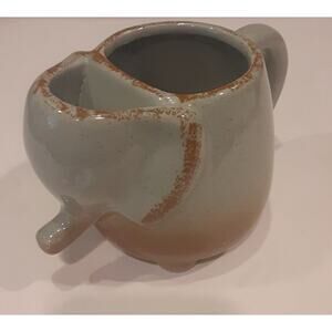 Stoneware Elephant Tea Mug/Planter 15 fl oz
